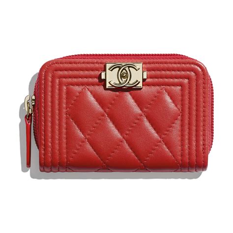 chanel boy zipped coin purse|chanel coin purse price.